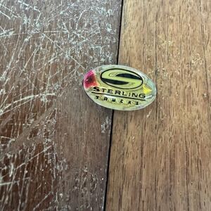 Sterling Trucks‎ Oval Gold Tone Lapel Hat Pin Brooch